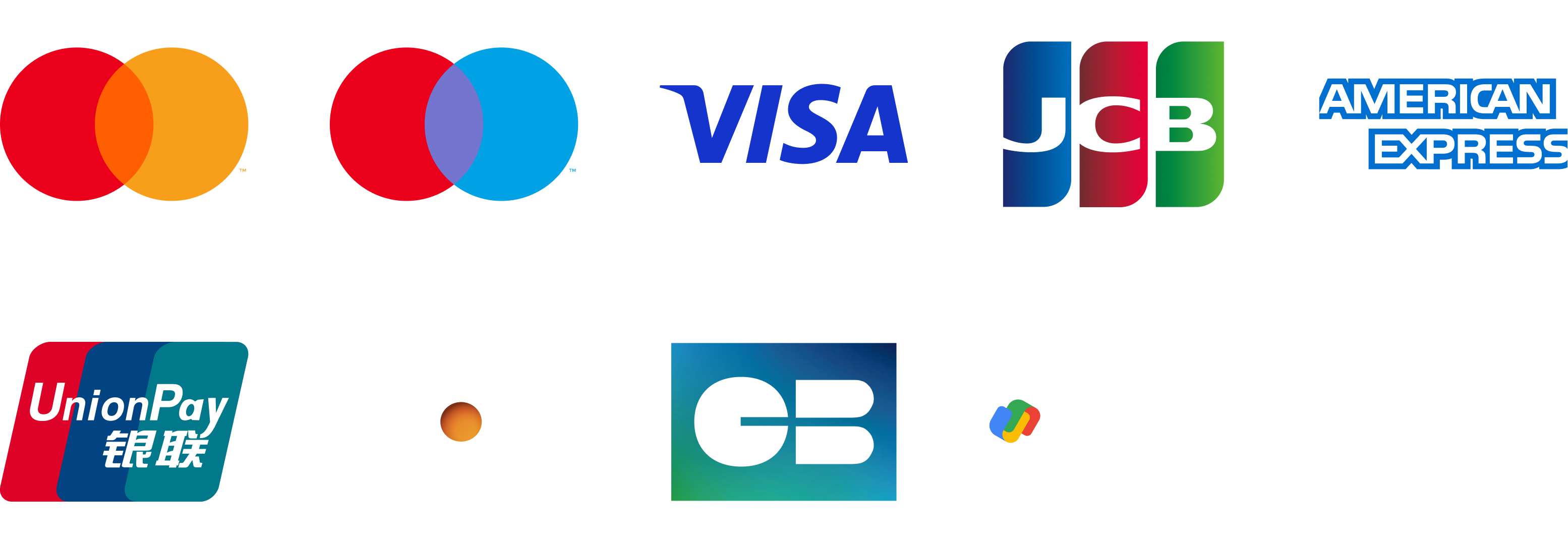 Supported Payment Methods